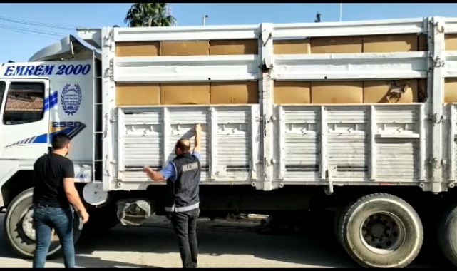 5 milyon adet dolu makaron ele geçirildi