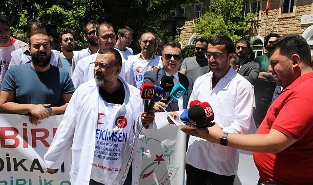Şanlıurfa'da hekimler greve gitti