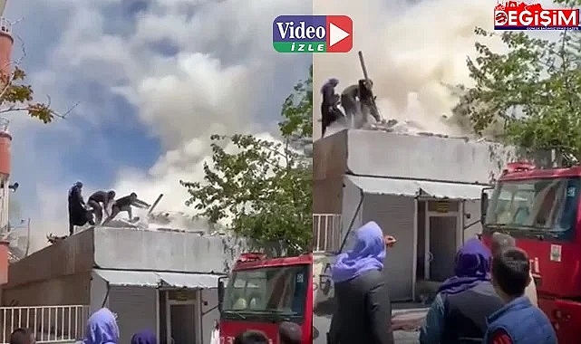 Şanlıurfa'da korkutan yangın