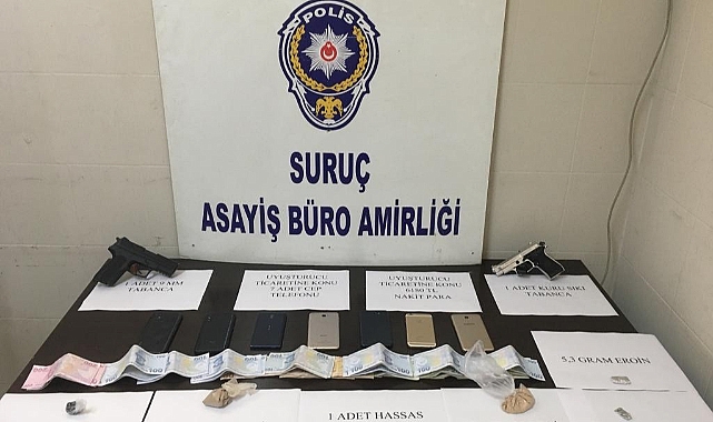 Şanlıurfa’da uyuşturucu operasyonu!