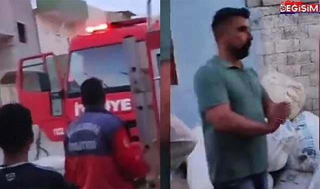 Şanlıurfa'da yangın