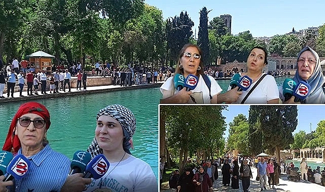 Yerli turist Urfa'yı sevdi!