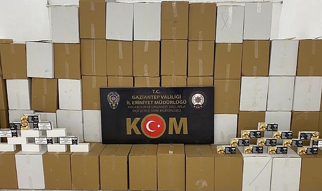 Komşu ilde boş makaron ele geçirildi!