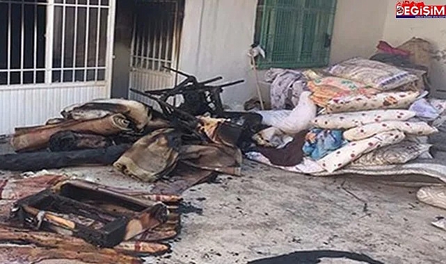 Şanlıurfa'da bir aile son anda yanmaktan kurtuldu!