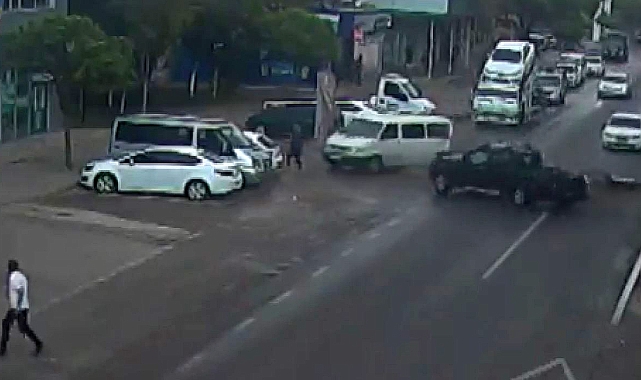 Trafikte zincirleme kaza