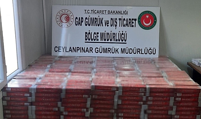 Urfa sınır kapılarında kaçak eşya ele geçirildi!