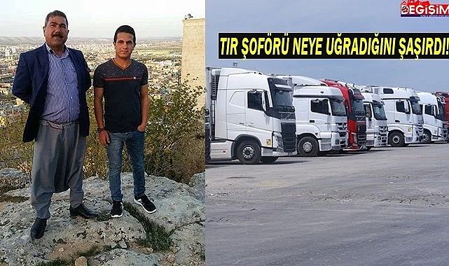 Urfalı tır şoförün aracı soyuldu!