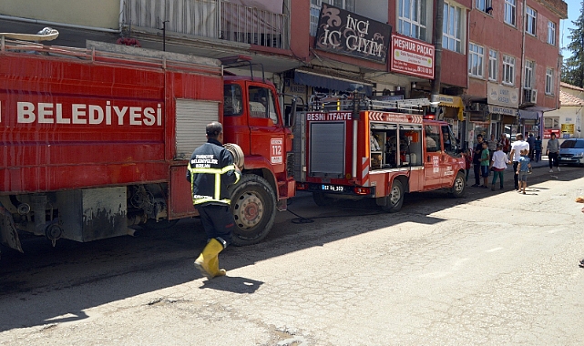 Adıyaman'da korkutan yangın