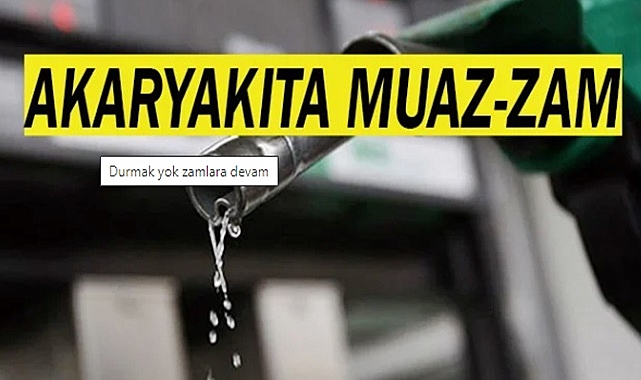 Durmak yok zamlara devam