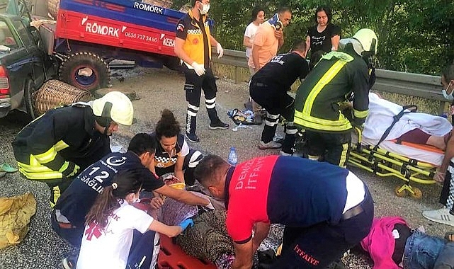 Tarım işçilerin traktörü devrildi: 11 yaralı