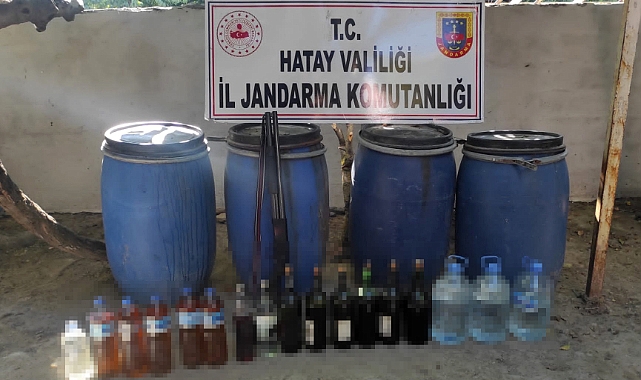 4 ton 765 kilo kaçak içki ele geçirildi