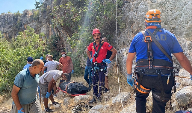 70 metre uçurumdan düşen adam hayatını kaybetti
