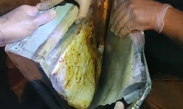 Arı kovanı içerisinden 2 kilo metamfetamin çıktı