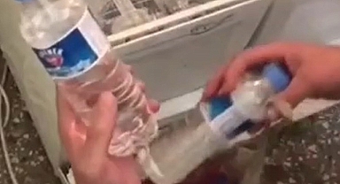 Gaziantep’te su şişesi içinde kaçak içki operasyonu