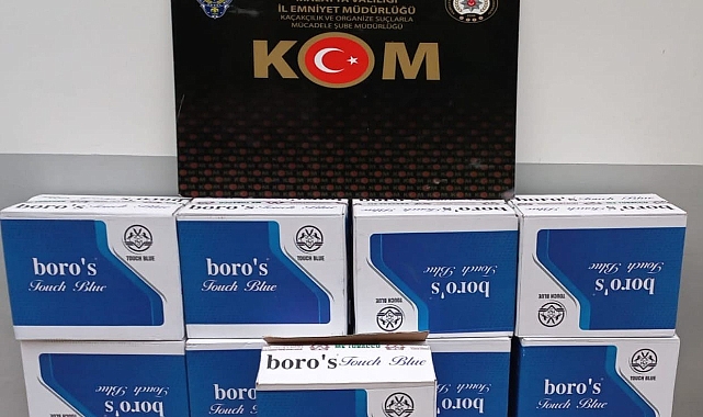 Gümrük kaçağı186 bin adet makaron ele geçirildi