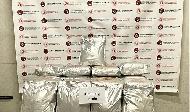 Gümrük Kapısı’nda yarım ton eroin ele geçirildi