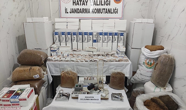 Kaçak sigara ve tütün operasyonu!