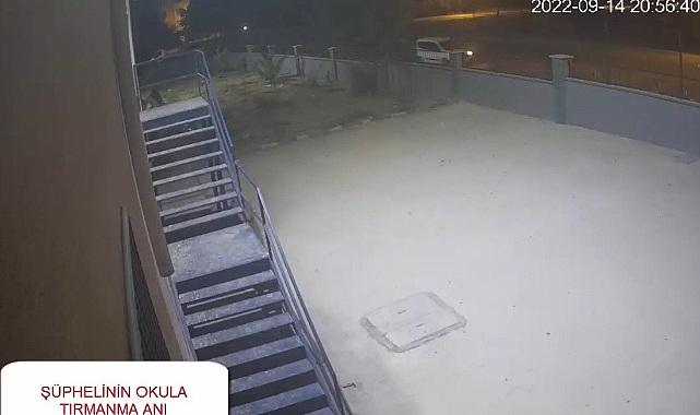 Okuldan kablo çalan şahıs tutuklandı