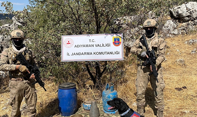 Terör örgütüne ait yaşam malzemesi bulundu