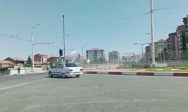 Trafikte tehlikeli yolculuk