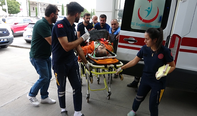 Trafo ile duvar arasına sıkışan işçi yaralandı
