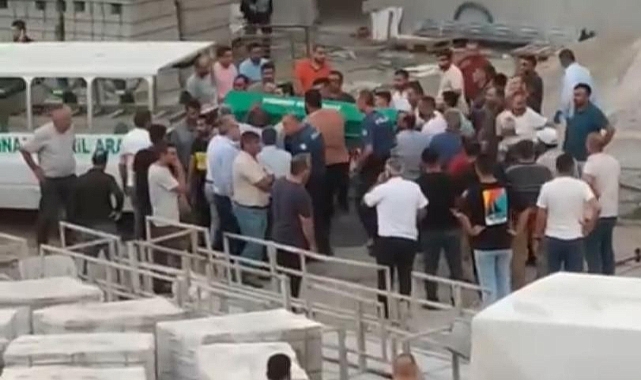 11. kattan düşen işçi hayatını kaybetti