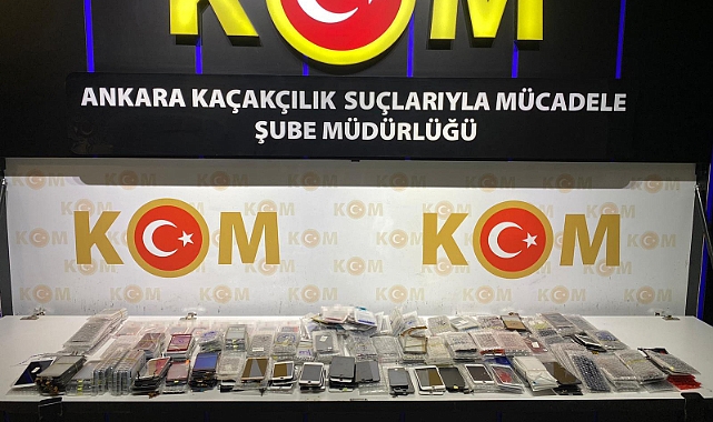 Cep telefonu kaçakçılarına operasyon: 10 gözaltı