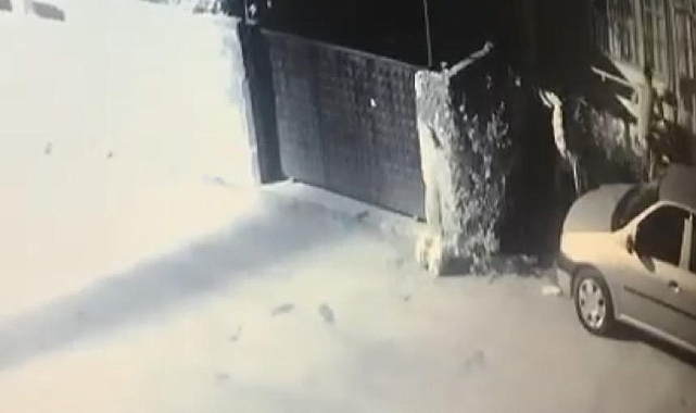 Eve giren hırsız güvenlik kamerasına yansıdı