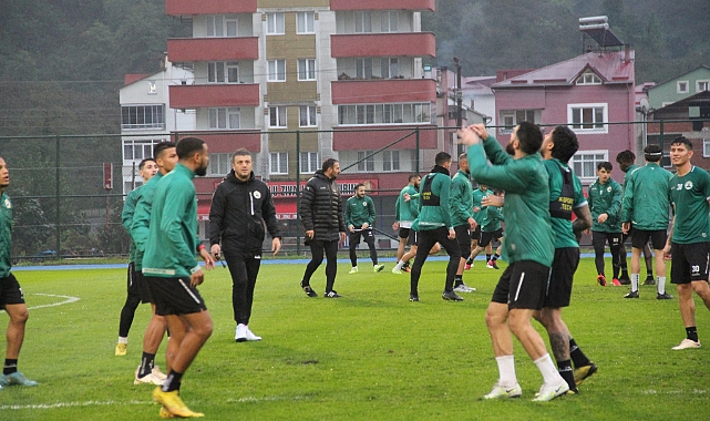 Giresunspor, Sivasspor maçı hazırlıklarını sürdürüyor