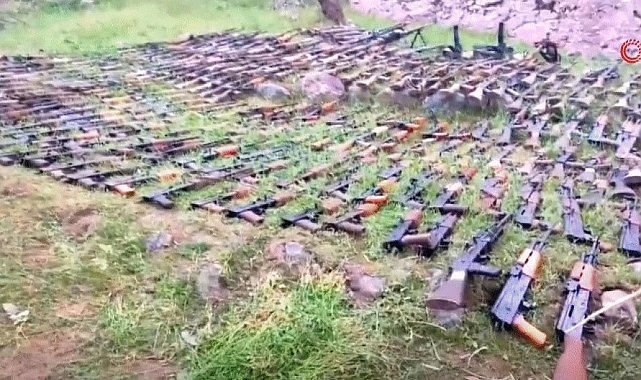 PKK’ya büyük darbe: 6 ayda bin silah ele geçirildi