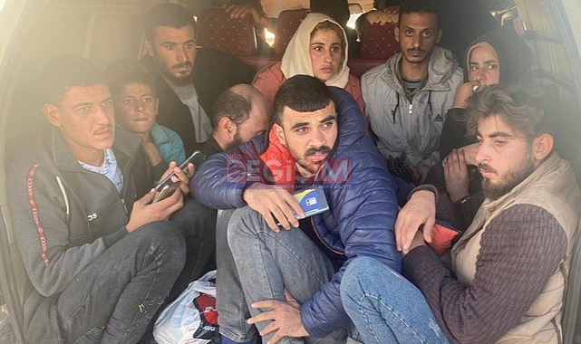 Şanlıurfa'da 18 kaçak göçmen yakalandı!