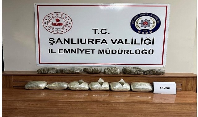 Şanlıurfa'da uyuşturucu operasyonu! 2 gözaltı