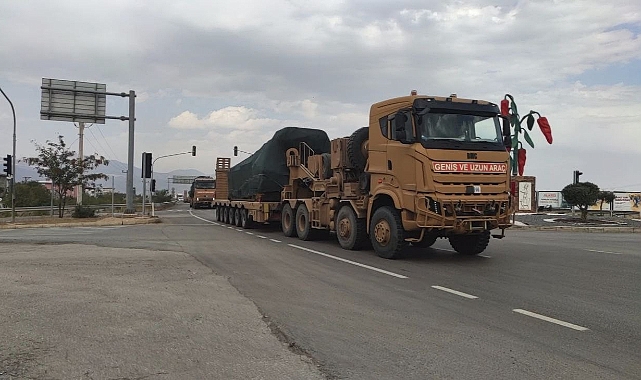 Sınır ötesine tank ve zırhlı araç sevkiyatı