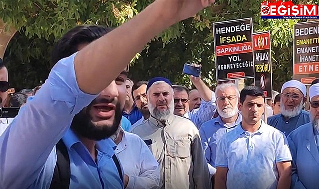 Urfa'da genç protestoyu, protesto etti!