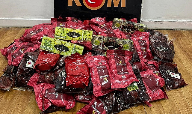 140 kilo kaçak nargile tütünü ele geçirildi