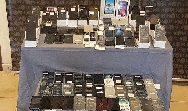 175 adet gümrük kaçağı cep telefonu ele geçirildi