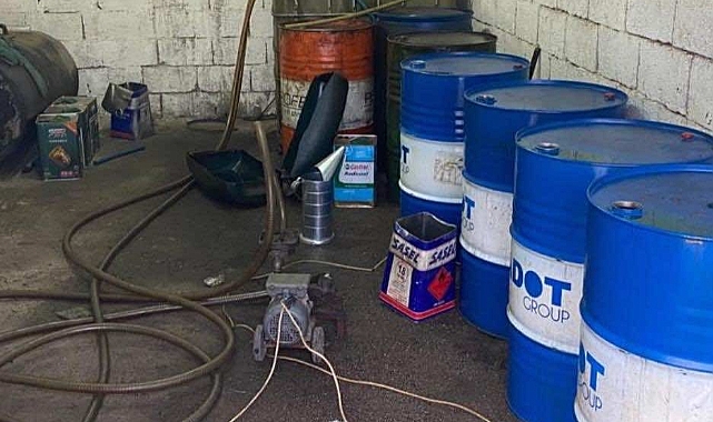 21 ton kaçak akaryakıt ele geçirildi