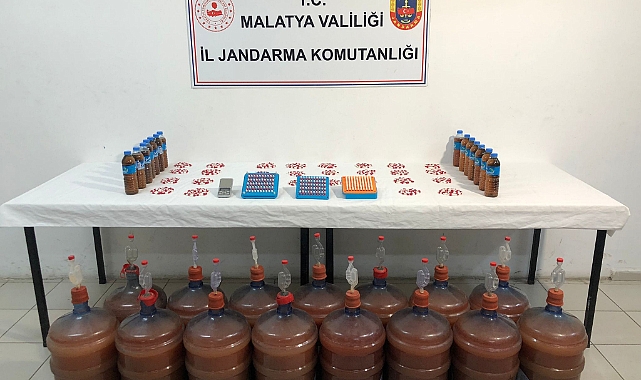 292 litre sahte içki ele geçirildi!