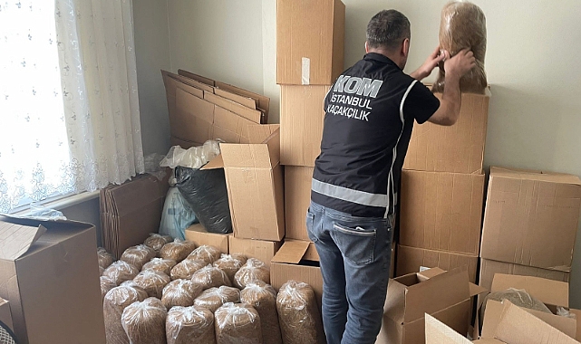 33 milyon değerinde kaçak tütün ele geçirildi!