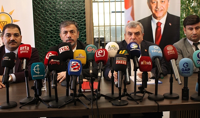 AK Parti Şanlıurfa İl Başkanı Abdurrahman Kırıkçı basın mensuplarıyla buluştu