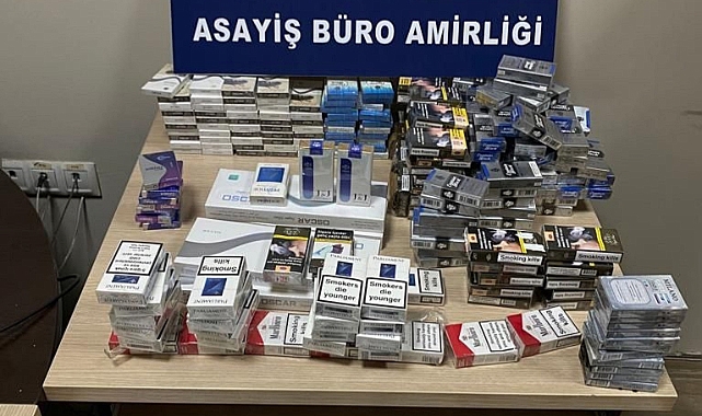 Gümrük kaçağı 372 kaçak sigara ele geçirildi