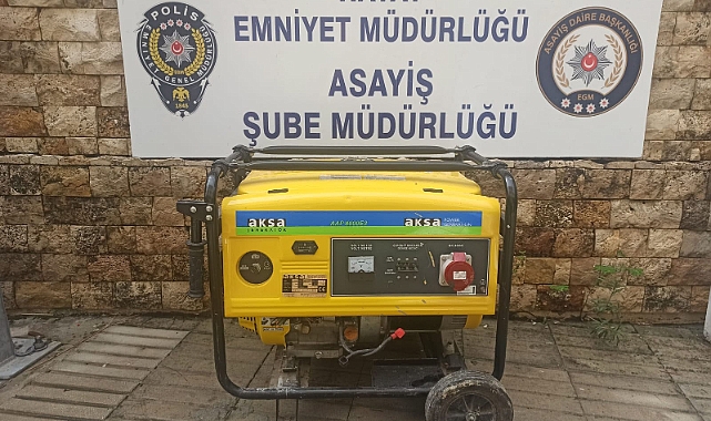 İş yerinden jeneratör ve tahıl çalan şüpheliler tutuklandı
