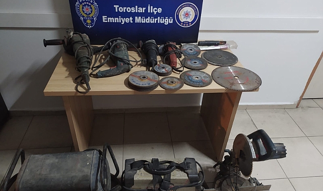 İşyerinden hırsızlık yapan şüpheliler yakalandı