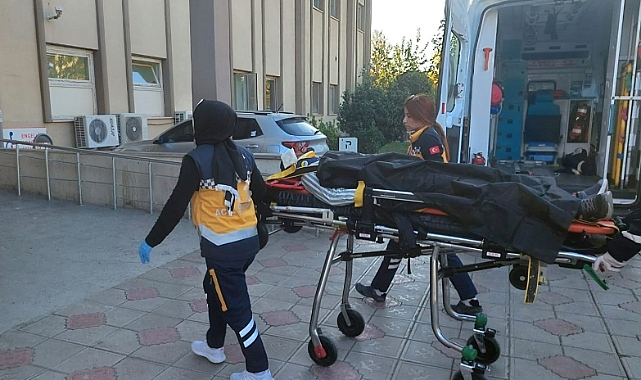 Motosiklet şarampole uçtu: 2 yaralı
