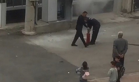 Patlayan trafo paniğe neden oldu