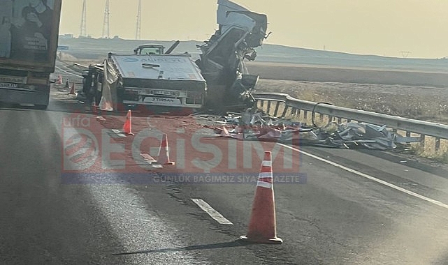 Şanlıurfa'da korkunç kaza: 1 ölü, 3 yaralı