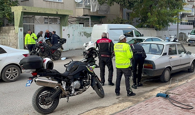 Şase numarası silinmiş motosiklet yakalandı