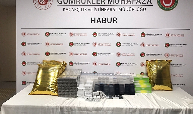 Sınır Kapısı’nda kaçak sigara operasyonları!