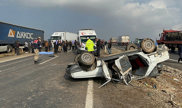 Siverek'te trafik kazası: 1 ölü 4 yaralı