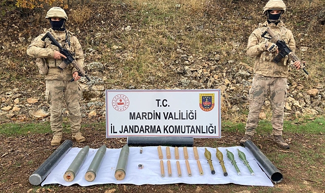 Terör örgütüne ait 11 adet roket mühimmatı ele geçirildi